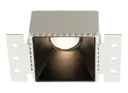 CASSO Square Black Trimless recessed downlight GU10 excl
