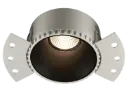 CASSO Round Black Trimless recessed downlight GU10 excl