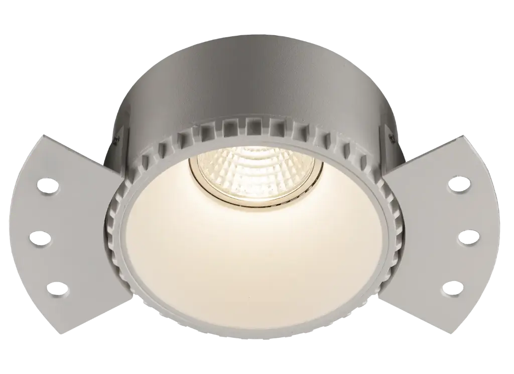 CASSO Round White Trimless recessed downlight GU10 excl