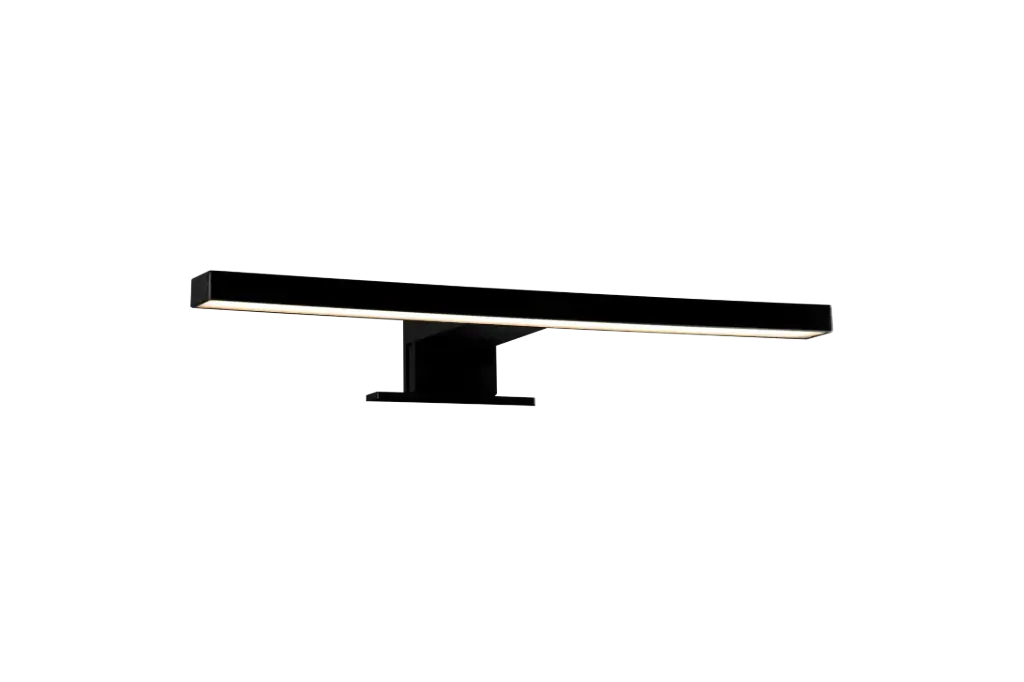 EVIA  Spiegellamp IP44 SMD2835 LED 5W 2700K zwart