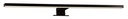 EVIA Spiegellamp IP44 SMD2835 LED 8W 2700K zwart