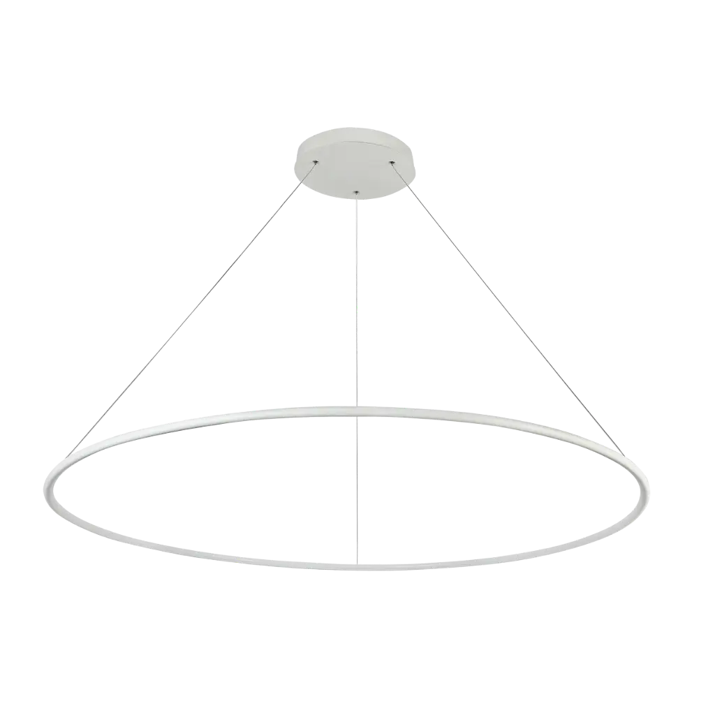 ANNU LED Pendel 1 ring 64W 2240Lm SMD 3000K dimm ø1200mm wit XL 3m kabel