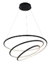 BOA LED Pendel 88W 3080Lm SMD 3000K dimbaar ø730mm zwart XL 3m