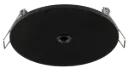 90mm Ø75mm inbouw basis voor pendel - zwart