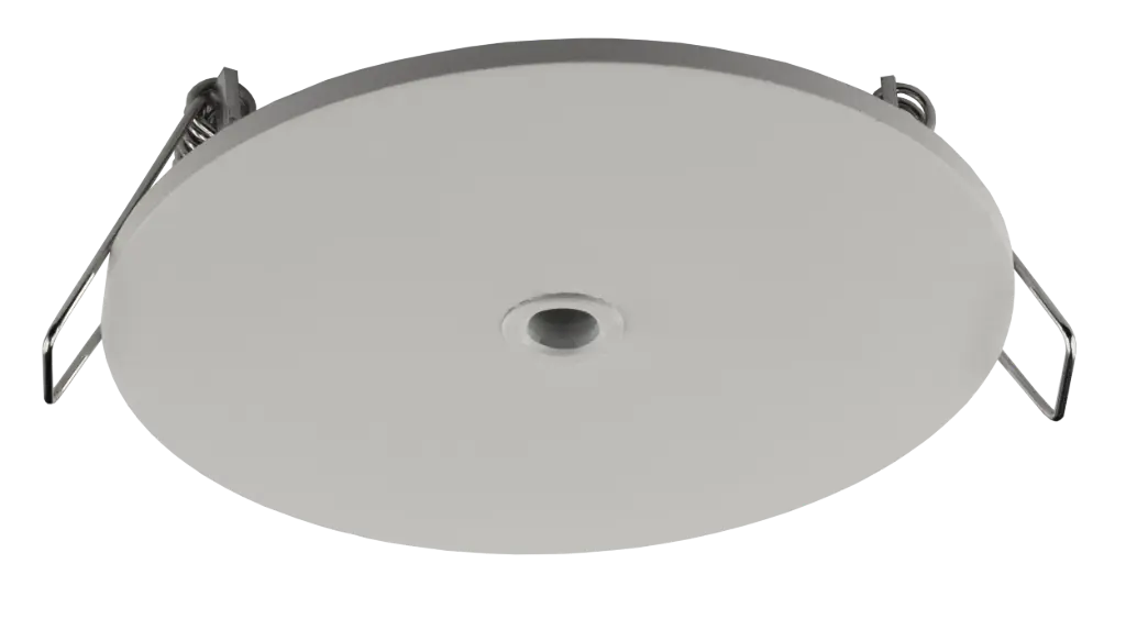 90mm Ø75mm inbouw basis voor pendel - wit