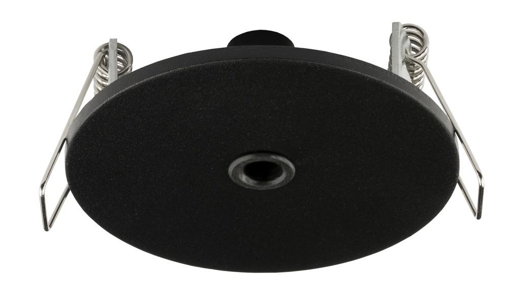 70mm Ø60mm inbouw basis voor pendel - zwart