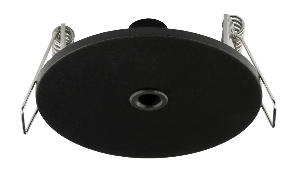 70mm Ø60mm inbouw basis voor pendel - zwart