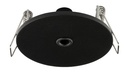 70mm Ø60mm inbouw basis voor pendel - zwart