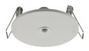 70mm Ø60mm inbouw basis voor pendel - wit