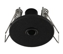 43mm Ø36mm inbouw basis voor pendel - zwart