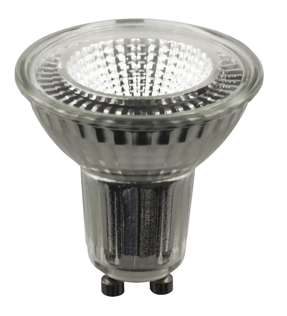 4,3W GU10 glas LED 2700K 350lm dimmable