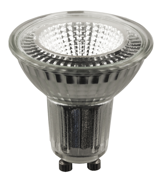 GU10 4,3W LED 2700K 350lm glas dimbaar