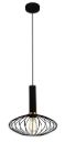 OONAH 1xE27 D290xH300 Noir / or + 3m cable noir