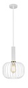 OONAH 1xE27 D250xH360 Wit / goud + 3m kabel wit stof