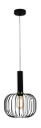 OONAH 1xE27 D250xH360 Black / gold + 3m black fabric cable
