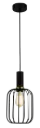 OONAH 1xE27 D160xH320 Zwart / goud + 3m kabel zwart stof