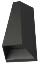 AXO walllamp black Warm White max 4,8W IP54