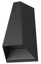 AXO wandlicht zwart 4,8W IP54 3000K