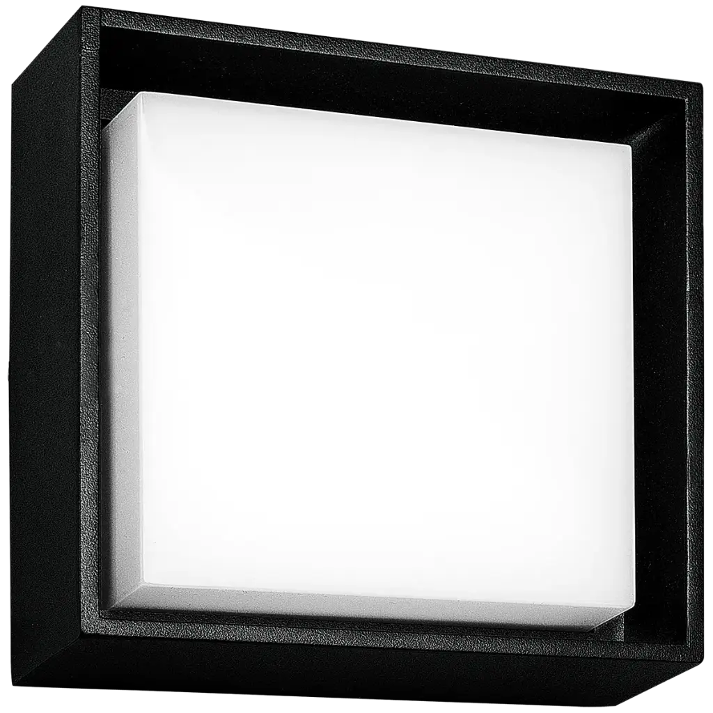 LIBRA plafond lamp 10W 3000K IP54 zwart