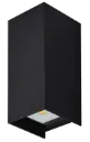 ISIK Wandlicht 2x3W 3000K IP54 zwart