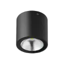 ZAZOU plafond lamp 1x6W 3000K IP54 zwart
