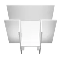 INFINITUS T-connector white