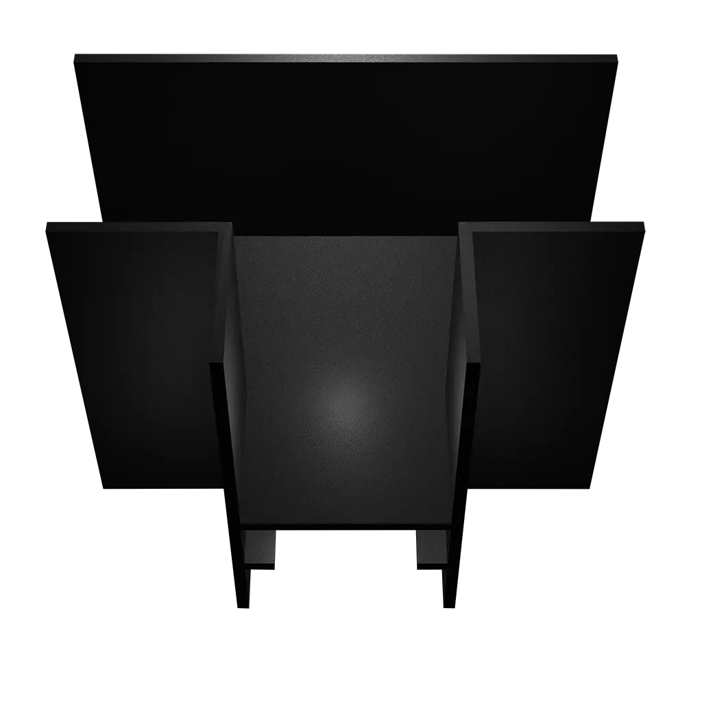 INFINITUS T-connector zwart
