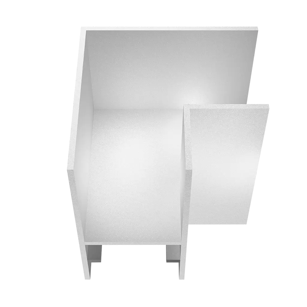 INFINITUS L-connector blanc