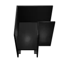 INFINITUS L-connector zwart
