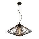 DAXOS 1x E27 pendel zwart Ø60cm