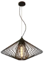 DAXOS 1x E27 pendel zwart Ø60cm