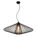 DAXOS 1x E27 pendel zwart Ø80cm