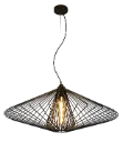 DAXOS pendant 1x E27 black diam 80