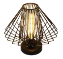 DAXOS lampe de table noir 1x E27 noir