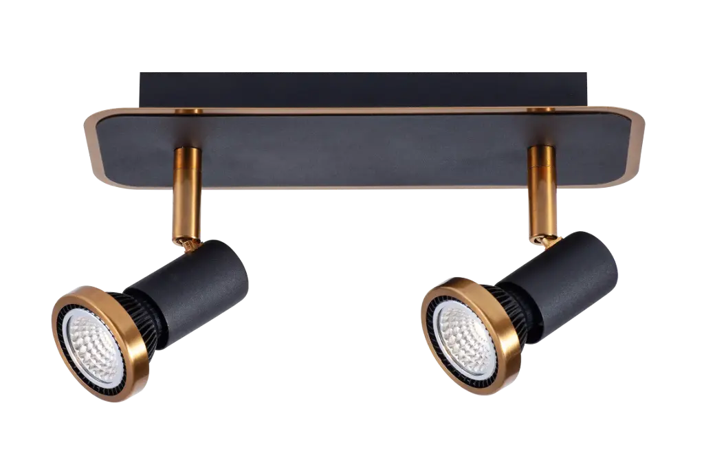 XZIBIT 2L GU10 LED 5W dim incl. zwart / brons