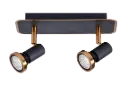 XZIBIT 2L GU10 LED 5W dim incl. zwart / brons