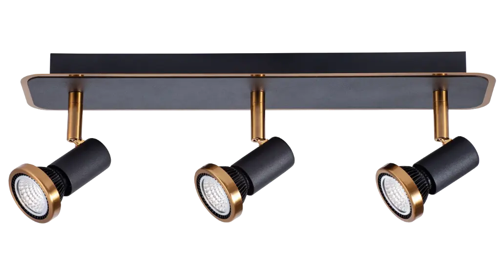 XZIBIT 3L GU10 LED 5W dim incl. zwart / brons