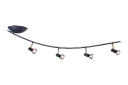XZIBIT 4L boog GU10 LED 5W dim incl. zwart / brons