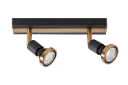 ROBUS 2L GU10 LED 5W dim incl. black / bronze