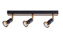 ROBUS 3L GU10 LED 5W dim incl. zwart / brons
