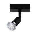 RUNE 1L GU10 LED 4,3W dim incl. zwart