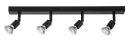 RUNE 4L bar GU10 LED 4,3W dim incl. noir