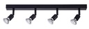 RUNE 4L bar GU10 LED 4,3W dim incl. zwart