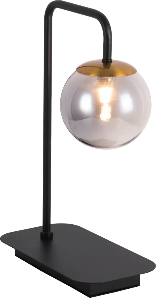TSURU tafellamp 1x G9 LED incl. mat zwart/brons