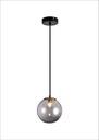TSURU pendel 1x G9 LED incl. mat zwart/brons