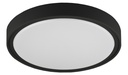QIJO plafonnier rond zwart SMD LED 2300Lm 17,5W IP65