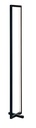 GURI LED vloerlamp 47W 3000K zwart dimbaar