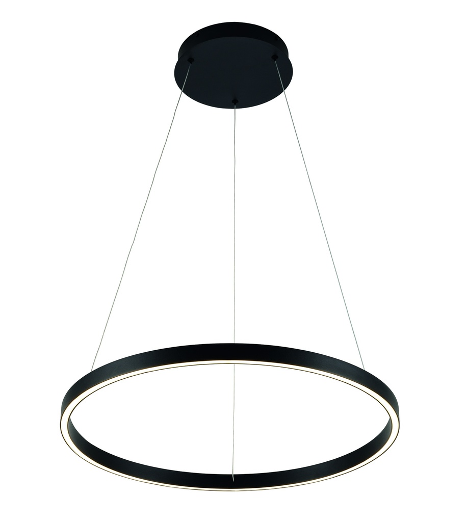 GURI LED pendel ø60cm 54W 3000K zwart dimbaar