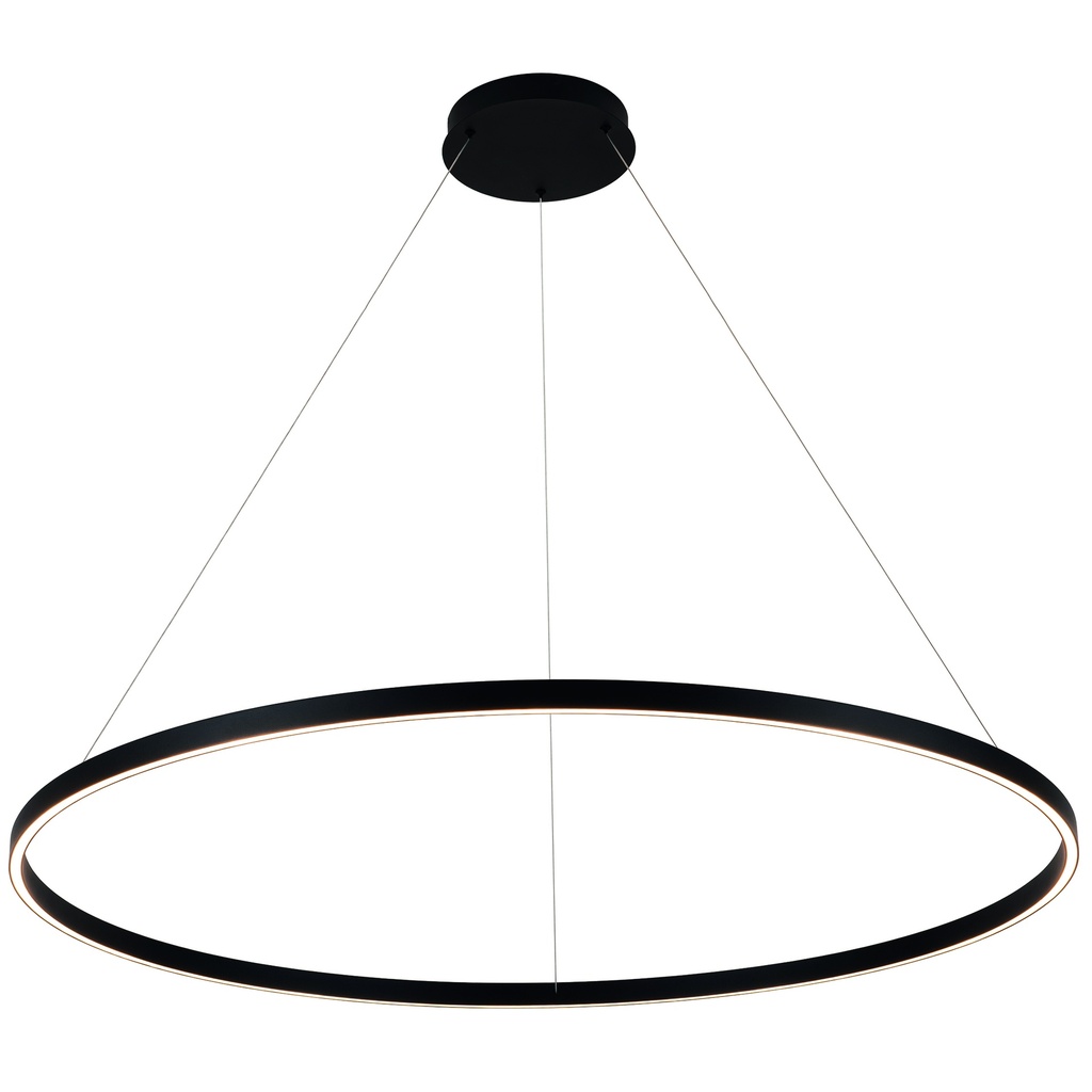 GURI LED pendel ø120cm 90W 3000K zwart dimbaar