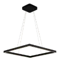 GURI LED pendel 60x60cm 64W 3000K zwart dimbaar